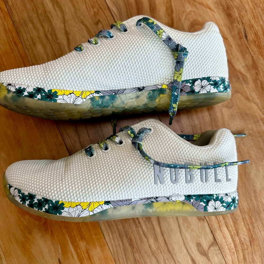 NOBULL White Floral Sneakers